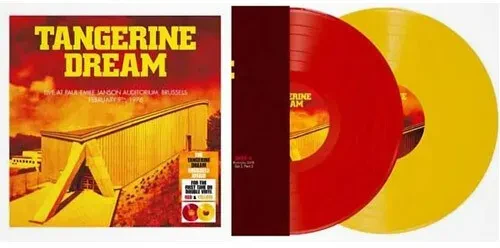 Виниловая пластинка Tangerine Dream - Brussels 1976 - Red/Yellow [New Vinyl LP] Gatefold LP Jacket,