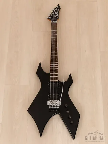 Электрогитара B.C.Rich Warlock NJ Series WG-801 HH Black w/gigbag Japan 1989