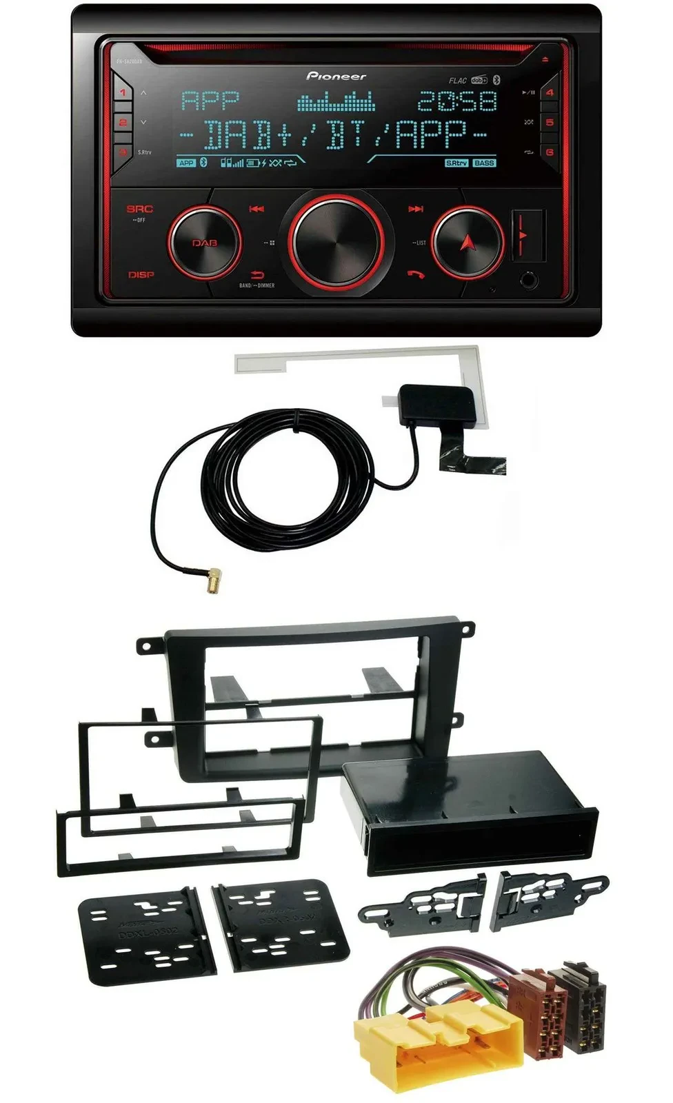 Pioneer 2DIN MP3 DAB USB CD Bluetooth Autoradio für Mazda CX-9 TB1 2007-2009