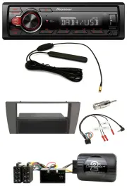 Pioneer MP3 DAB 1DIN Lenkrad USB Autoradio für Jaguar X-Type S-Type 2003-2008