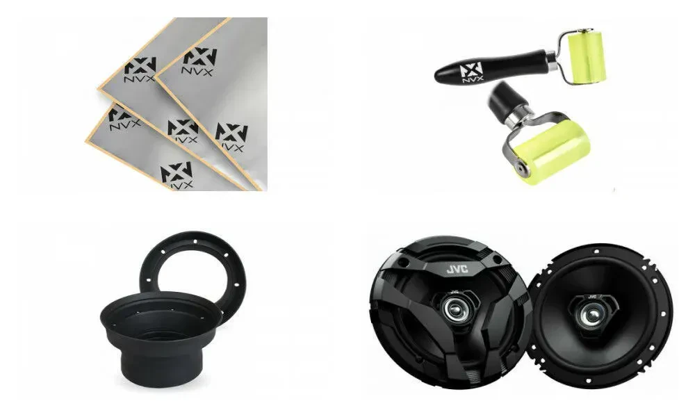 Пассивная акустическая система JVC CS-DF620 6.5" 2-way коаксиальная (набор) с бафлами и установочным комплектом