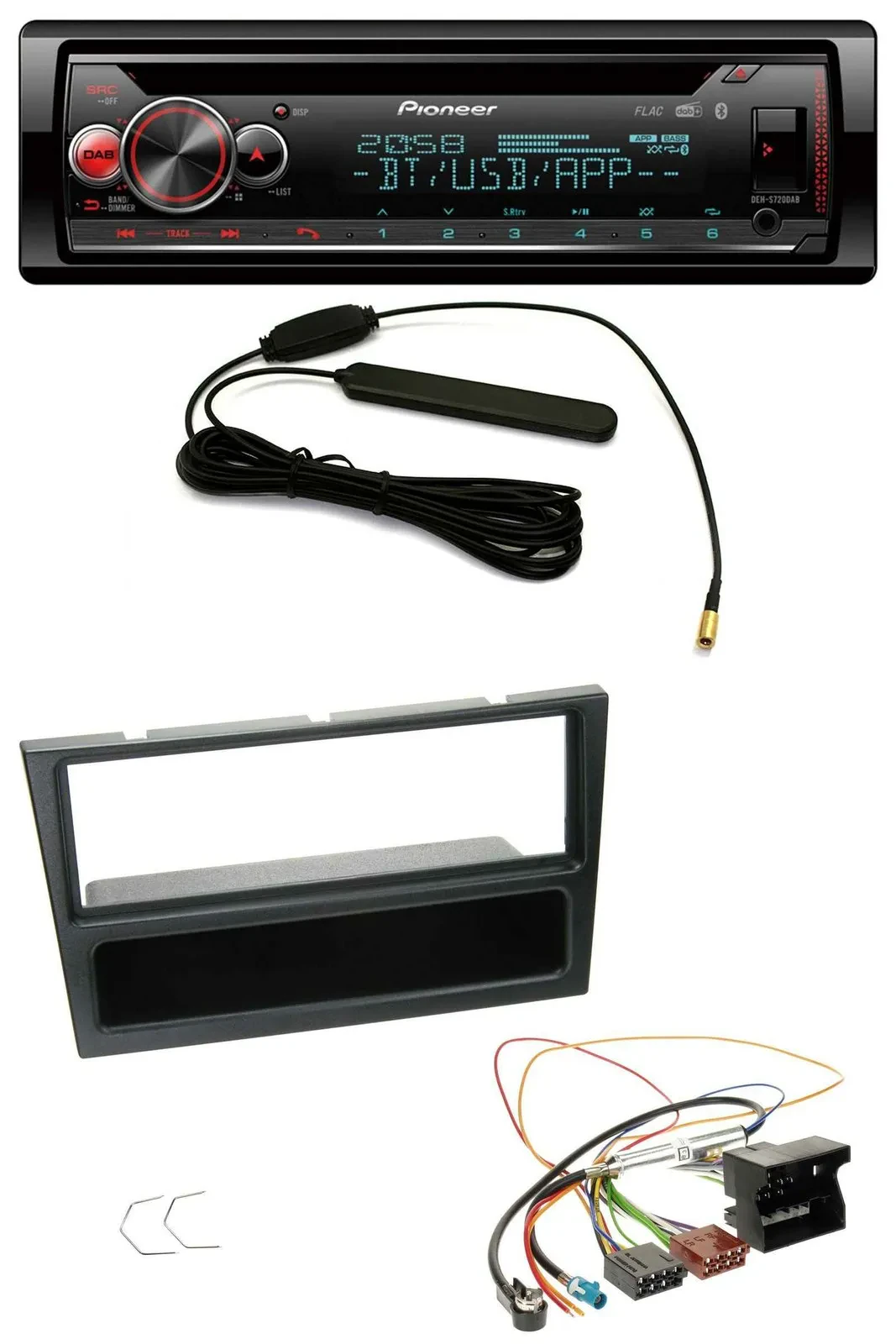 Pioneer USB DAB MP3 Bluetooth CD Autoradio für Opel Agila Combo Corsa C Omega B