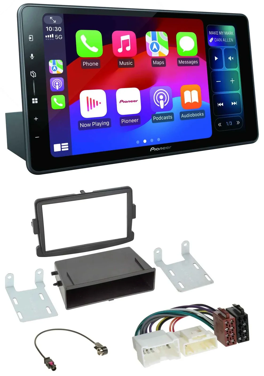 Pioneer Bluetooth DAB MP3 USB Autoradio für Dacia Logan Sandero Opel Vivaro