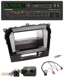 Blaupunkt USB DAB Bluetooth Lenkrad Autoradio für Suzuki Vitara ab 2015 piano sc