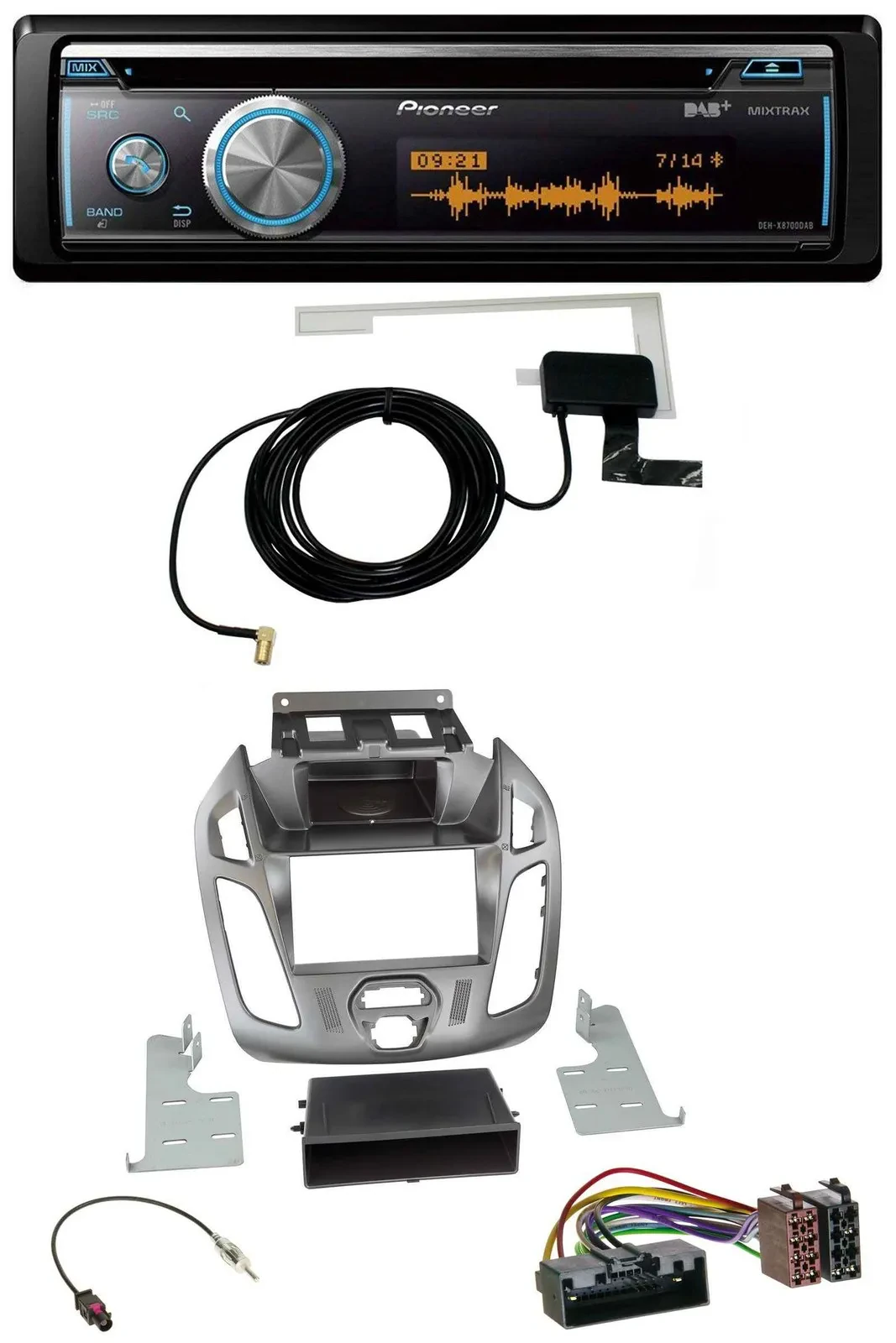 Pioneer Bluetooth DAB MP3 USB CD Autoradio für Ford Connect Transit 2012-2018 oh