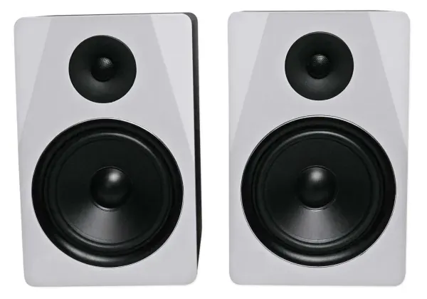 Rockville APM8W 8" 2-Way 500W Active/Powered USB Studio Monitor Speakers Pair