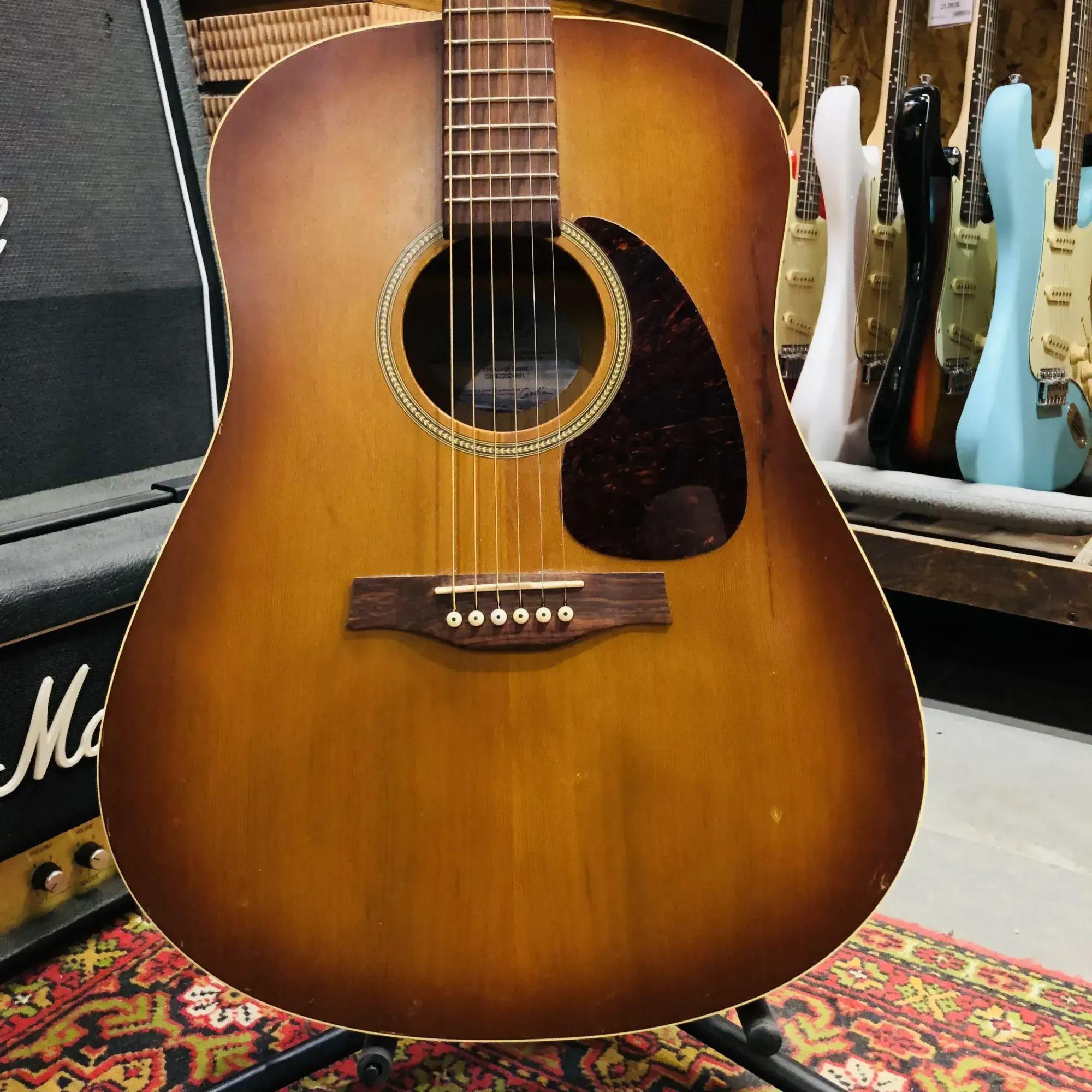 Акустическая гитара SEAGULL Entourage Rustic Dreadnought Sunburst Canada 2010s W/Gigbag