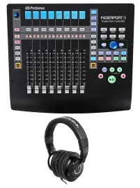 PRESONUS FADERPORT 8 USB Mix Production DAW Controller+Audio Technica Headphones