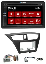 Blaupunkt Bluetooth DAB 2DIN USB DVD MP3 Autoradio für Honda Civic Hatchback ab