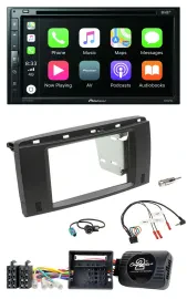 Pioneer DVD 2DIN Lenkrad DAB Bluetooth USB Autoradio für Mercedes R-Klasse 2006-