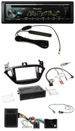 Pioneer CD MP3 Lenkrad DAB USB Autoradio für Opel Adam ab 2013 Corsa E Ablage