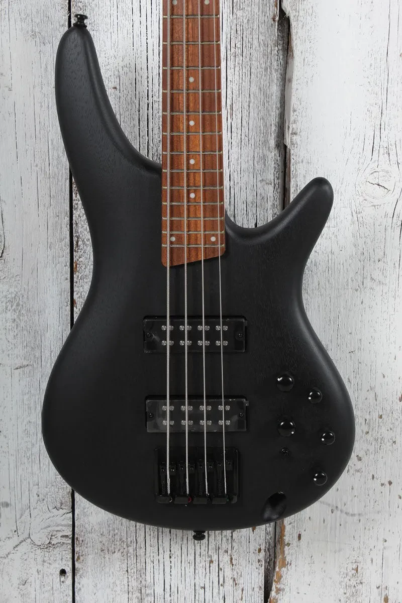 Ibanez SR300EB 4 String Electric Bass Guitar w Power Tap Switch Weathered Black