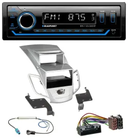 Автомагнитола для Ford Fiesta (2010–2017) Blaupunkt Bluetooth USB DAB MP3 серебристая