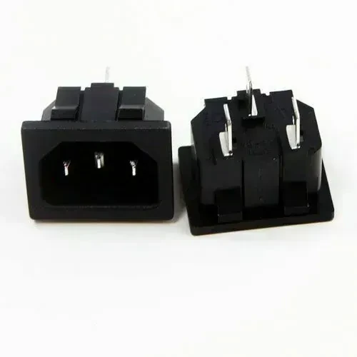 Разъем панельный для усилителя Fender 005-4642-049 IEC Snap-In (набор, 2 шт)