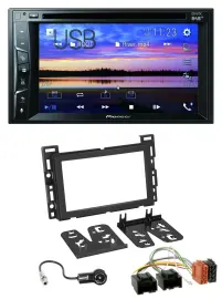 Автомагнитола для Chevrolet/Opel GT (2007–2009) Pioneer 2 DIN, Bluetooth, USB, DVD, DAB, MP3