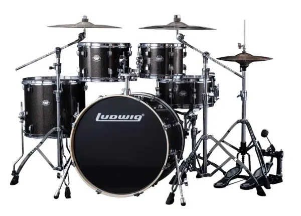 LEE52205 Element Барабанная установка, черная, 2 коробки, Ludwig
