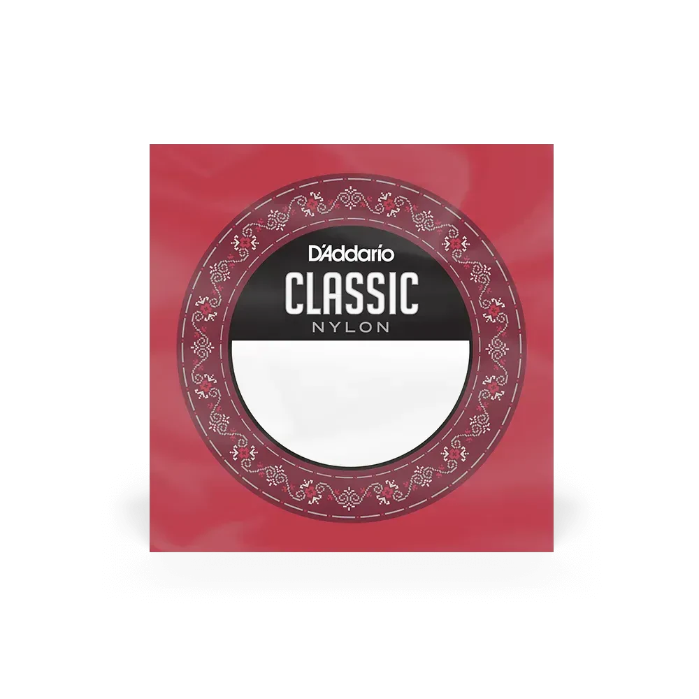 Струна одиночная D'Addario J27H02 Classic Clear Nylon Hard Tension 033