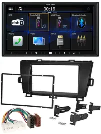 Alpine Bluetooth 2DIN MP3 DAB USB Autoradio für Toyota Prius (2009-2012)
