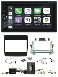 Blaupunkt DAB Lenkrad TMC Bluetooth USB 2DIN Navigation für Porsche 911 991 2011