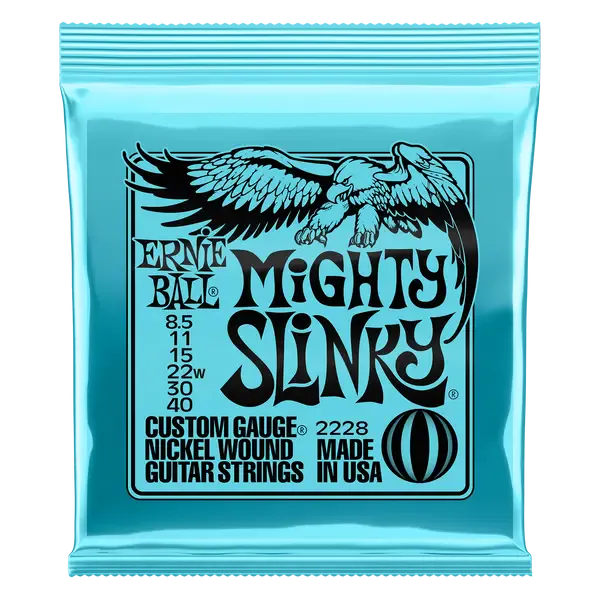 Струны для электрогитары Ernie Ball 2228 Nickel Wound Mighty Slinky 8.5-40