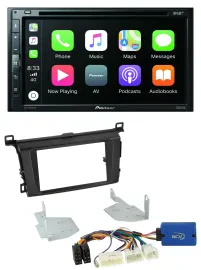 Pioneer DVD 2DIN MP3 DAB Bluetooth USB Autoradio für Toyota RAV 4 (ab 2013)