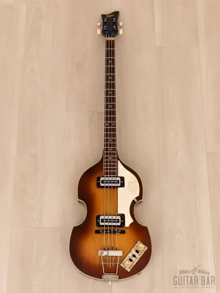 Бас-гитара Hofner 500/1 Beatle Bass Vintage Violin Bass Germany 1974  w/Blade Pickups, Case