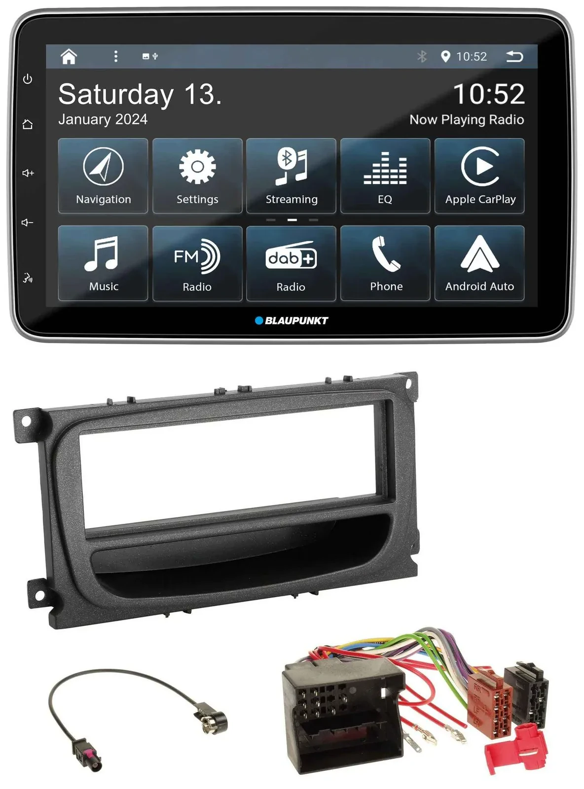 Blaupunkt USB DAB SD MP3 Bluetooth Autoradio für Ford C-Max Focus Galaxy ab 2007