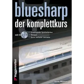 Учебное пособие Voggenreiter Blues Harp Der Komplettkurs