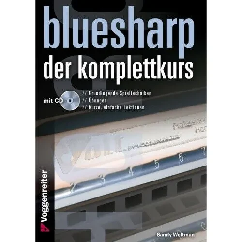 Учебное пособие Voggenreiter Blues Harp Der Komplettkurs