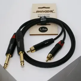 Компонентный кабель SHNOOR RCA2JM-5m