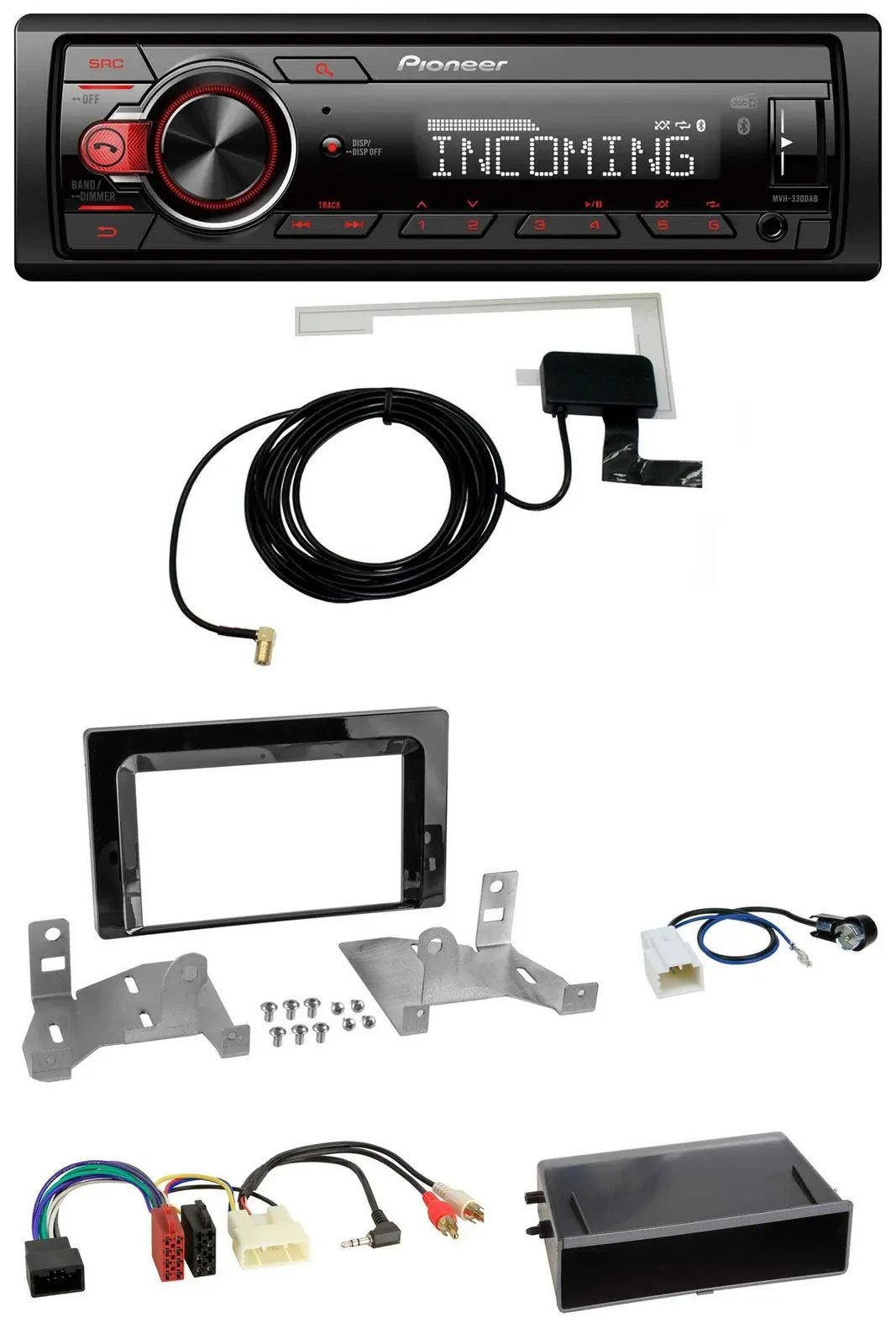 Автомагнитола для Toyota Aygo (AB7, с 2022) Pioneer USB MP3 DAB Bluetooth