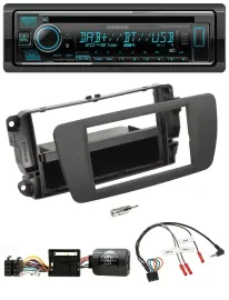 Kenwood Lenkrad Bluetooth DAB USB CD Autoradio für Seat Ibiza tuam grey