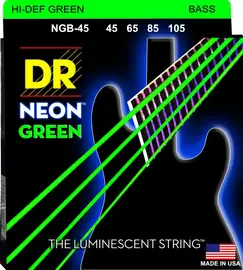 Струны для бас-гитары DR Strings Neon NGB-45 45-105
