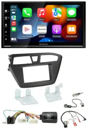 Kenwood DAB USB Bluetooth 2DIN Lenkrad Autoradio für Hyundai i20 ab 2015 ohne So