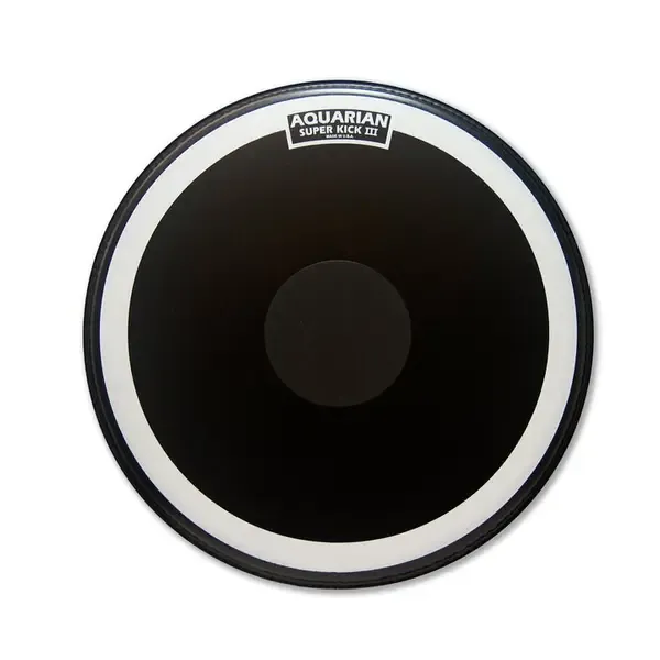 Пластик для барабана Aquarian 24" Super Kick III Texture Coated Power Dot Black