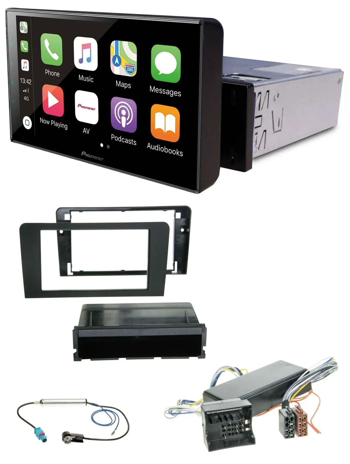 Pioneer Bluetooth MP3 DAB USB Autoradio für Audi A3 06-12 8P Symphony Bose Aktiv