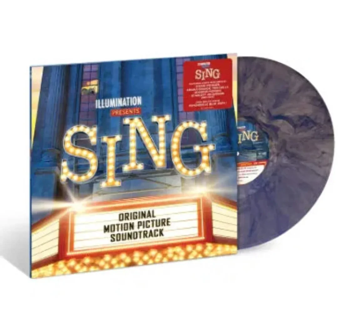Виниловая пластинка Various - Sing (Original Soundtrack) [Psychedelic Blue Vinyl] NEW Vinyl