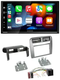 Автомагнитола Kenwood 2 DIN, DAB, USB, Bluetooth, MP3, для Fiat Grande Punto (2005–2009), антрацит