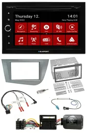 Blaupunkt Lenkrad DVD Bluetooth DAB 2DIN USB Autoradio für Seat Leon 2005-2012 s