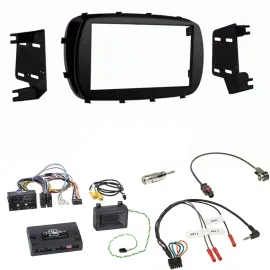 Radioset Lenkradadapter Doppel DIN Autoradio für Fiat 500X ab 2014