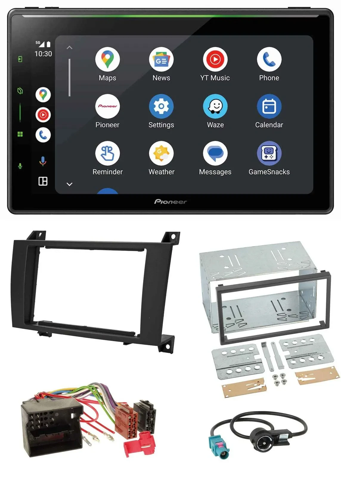 Pioneer 2DIN MP3 USB Bluetooth DAB Autoradio für Mercedes SLK R171 2004-2011