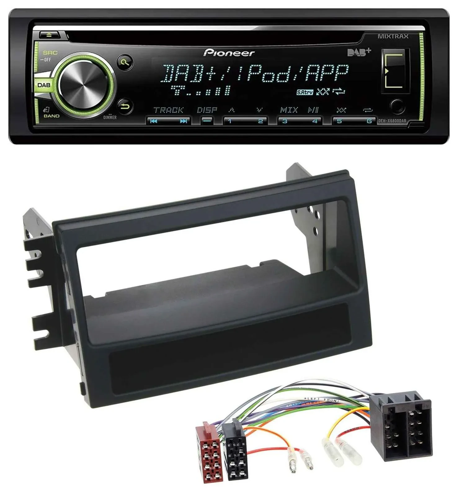 Pioneer DAB USB MP3 AUX CD Autoradio für Kia Soul (AM, 2008-2011)