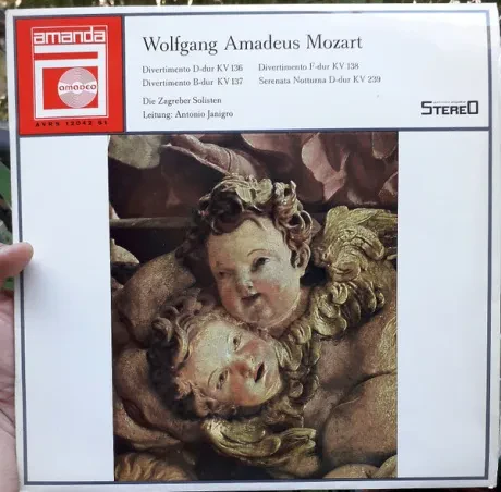 Б/У виниловая пластинка Wolfgang Amadeus Mozart – Divertimento K.V. 136, 137, 138 – Serenata Notturna K.V. 239