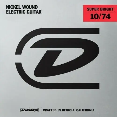 Струны для 8-струнной электрогитары Dunlop DESBN1074 Super Bright 10-74