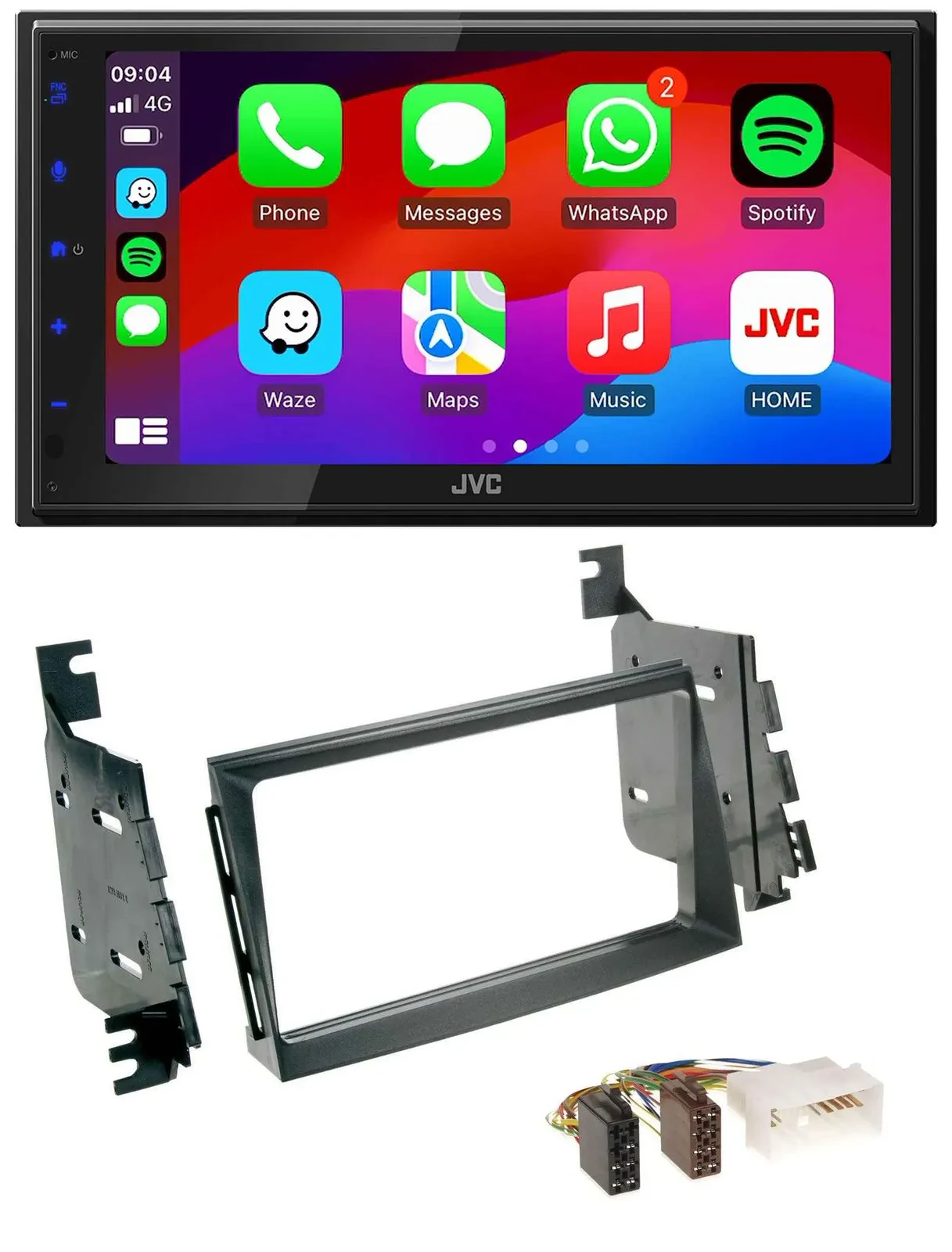 JVC Bluetooth USB MP3 2DIN DAB Autoradio für Hyundai Azera Japan USA Grandeur 06