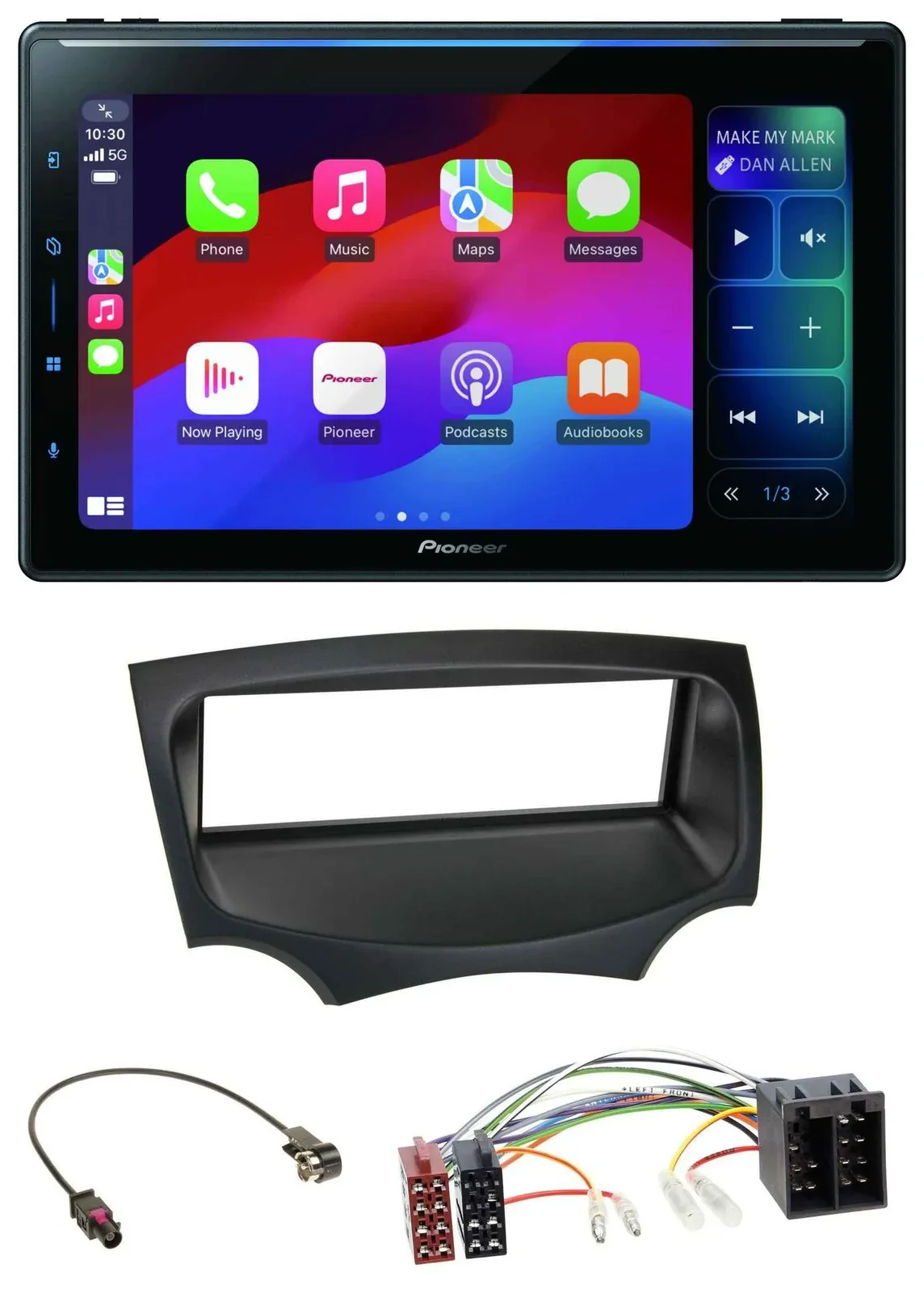 Pioneer Bluetooth DAB MP3 USB Autoradio für Ford Ka (RU8, ab 2008)