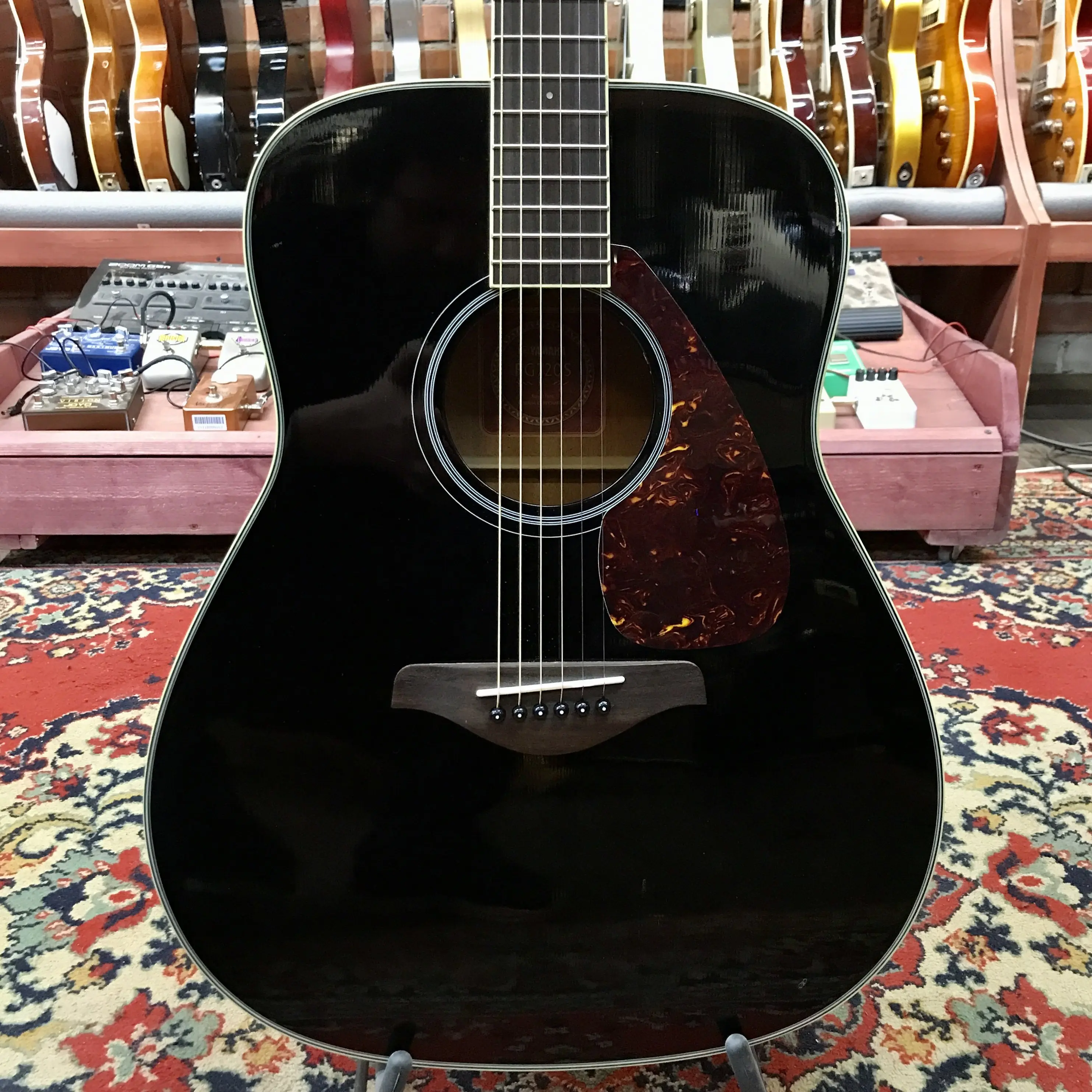 Акустическая гитара Yamaha FG720S Black Indonesia 2013