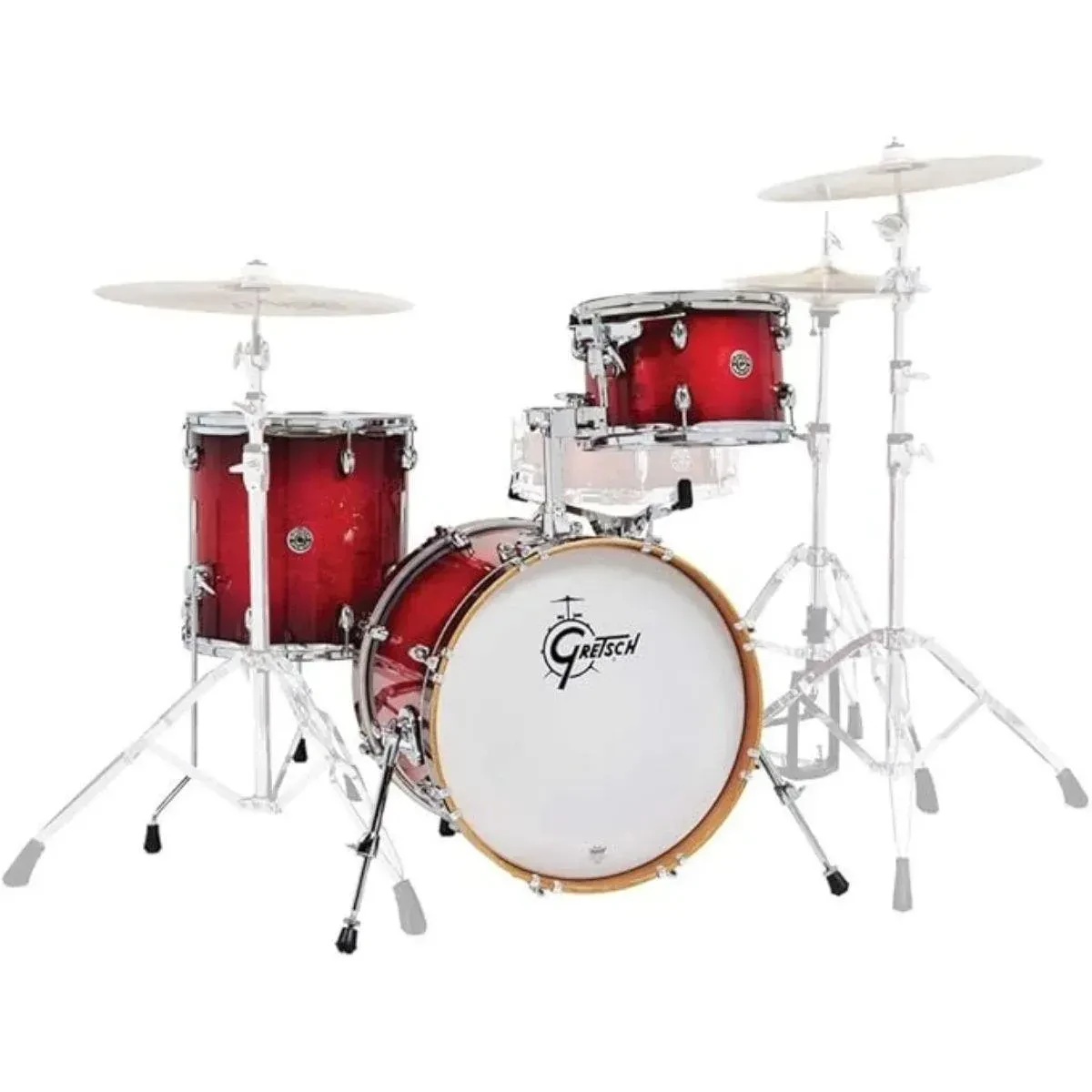3-Piece Catalina Club Jazz Shell Pack, Gloss Crimson Burst