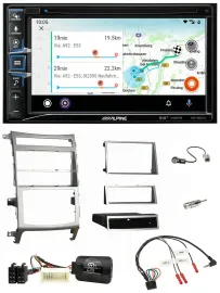 Alpine Bluetooth TMC USB DAB 2DIN Lenkrad Navigation für Hyundai IX55 2009-2012