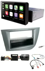 Pioneer Bluetooth Lenkrad DAB USB Autoradio für Seat Leon 2005-2010 dunkelgrau m